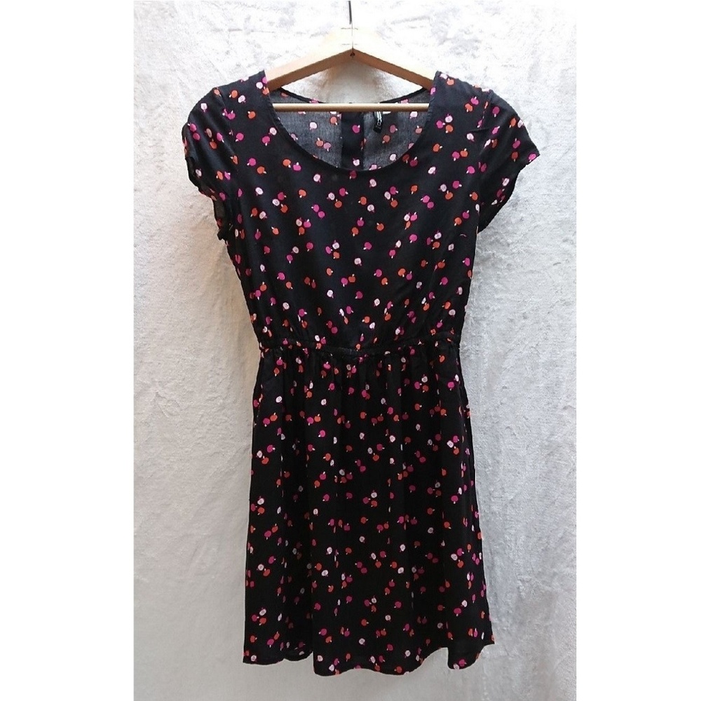 Divided by H&M Rayon Mini Dress Cute Apple Print